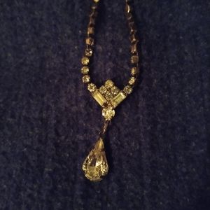 Gorgeous Antique Crystal Necklace